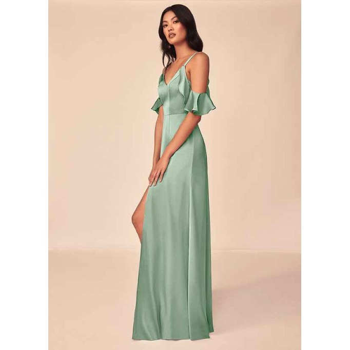 Domreck Andie Stretch Satin Dress