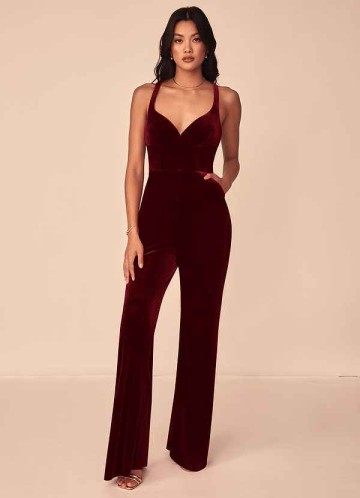 Domreck Emmette Velvet Jumpsuit