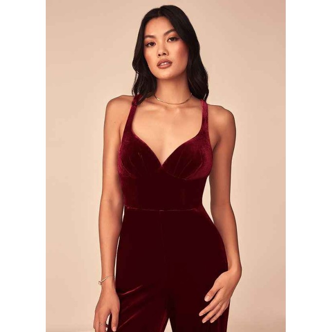 Domreck Emmette Velvet Jumpsuit