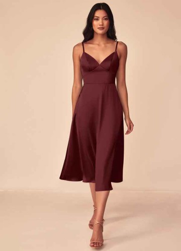 Domreck Dottie Stretch Satin Dress