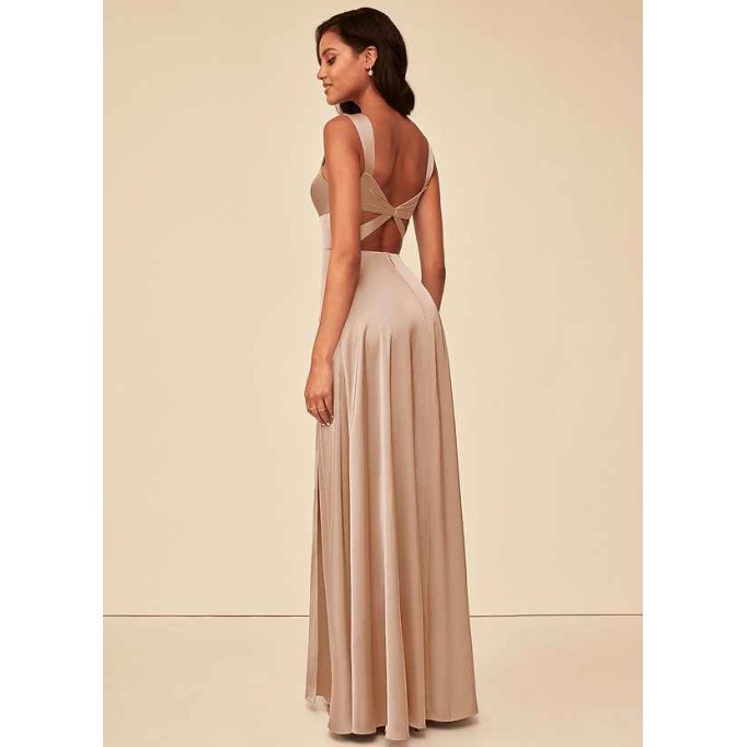 Domreck Alexia Stretch Satin Dress