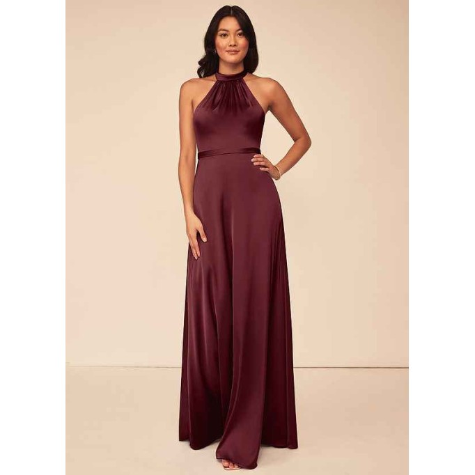 Domreck Delmar Stretch Satin Dress