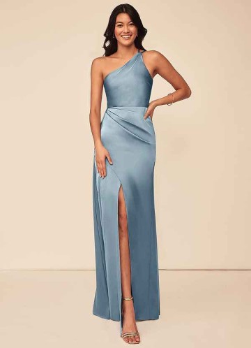 Domreck Maron Stretch Satin Dress