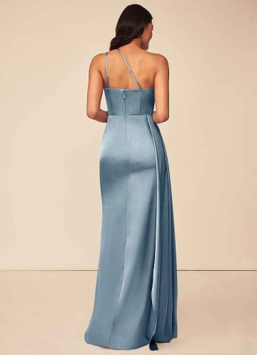 Domreck Maron Stretch Satin Dress