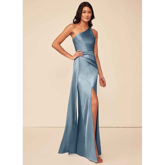 Domreck Maron Stretch Satin Dress