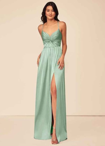 Domreck Raya Stretch Satin Dress