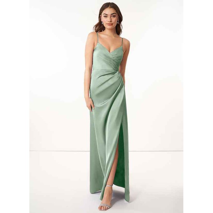 Domreck Maci Stretch Satin Dress