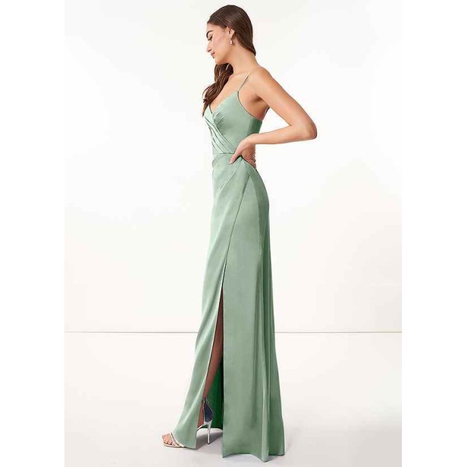 Domreck Maci Stretch Satin Dress