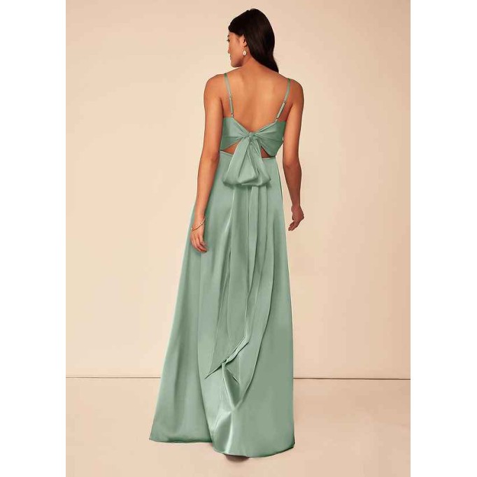 Domreck Alexandria Stretch Satin Dress