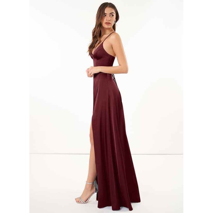 Domreck Maksim Stretch Satin Dress