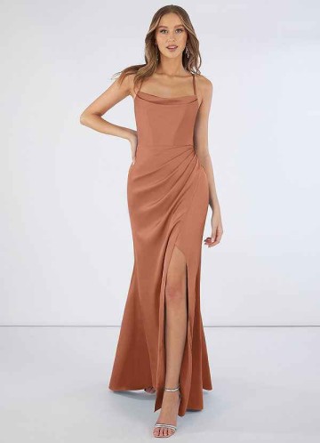 Domreck Marzia Stretch Satin Dress