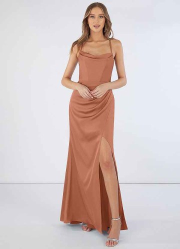 Domreck Marzia Stretch Satin Dress