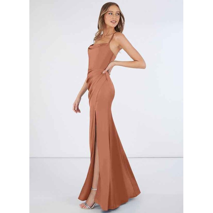 Domreck Marzia Stretch Satin Dress