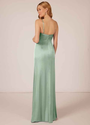 Domreck Linia Stretch Satin Dress