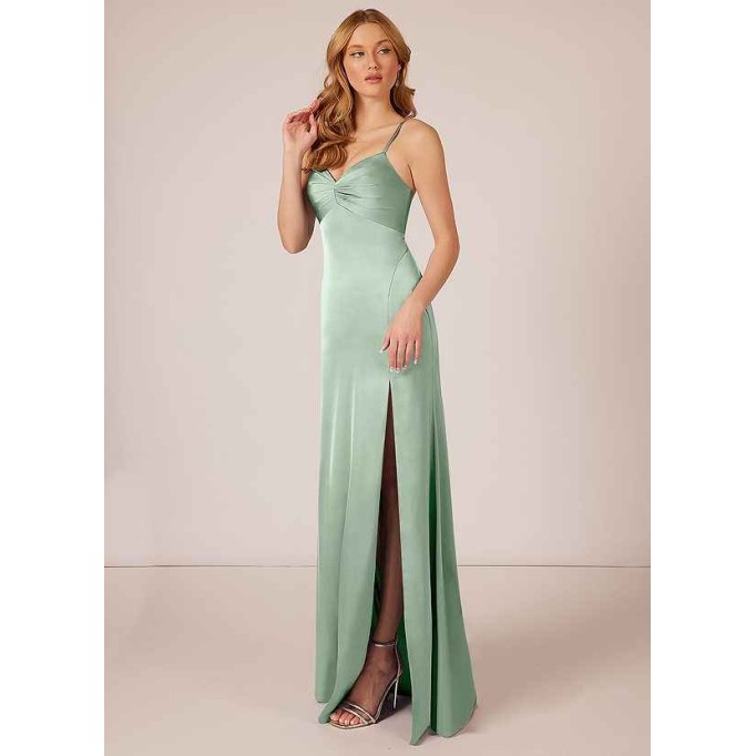 Domreck Linia Stretch Satin Dress