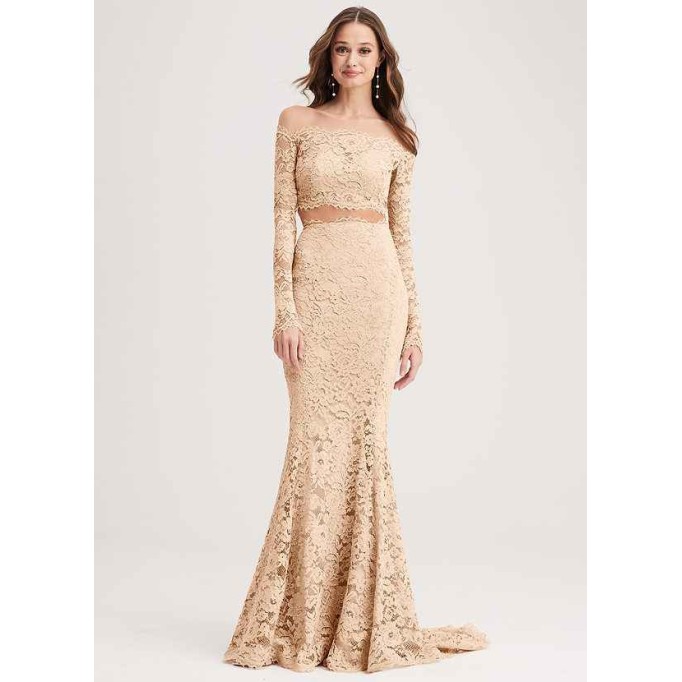 PT101 5 Domreck Signature Lace Fit-and-flare Skirt