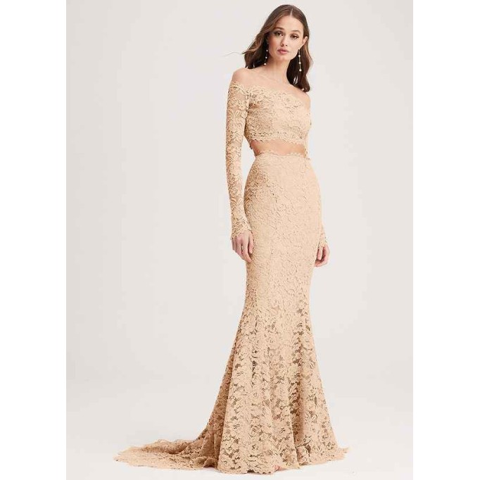 PT101 5 Domreck Signature Lace Fit-and-flare Skirt