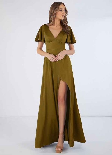 Domreck Lani Stretch Satin Dress