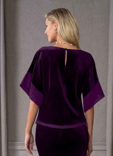 Domreck Fianna Velvet Blouse
 ( Final Sale )