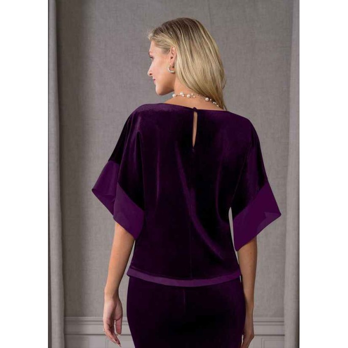 Domreck Fianna Velvet Blouse
 ( Final Sale )