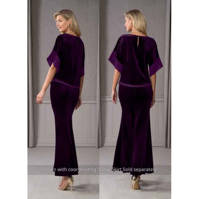 Domreck Fianna Velvet Blouse
 ( Final Sale )