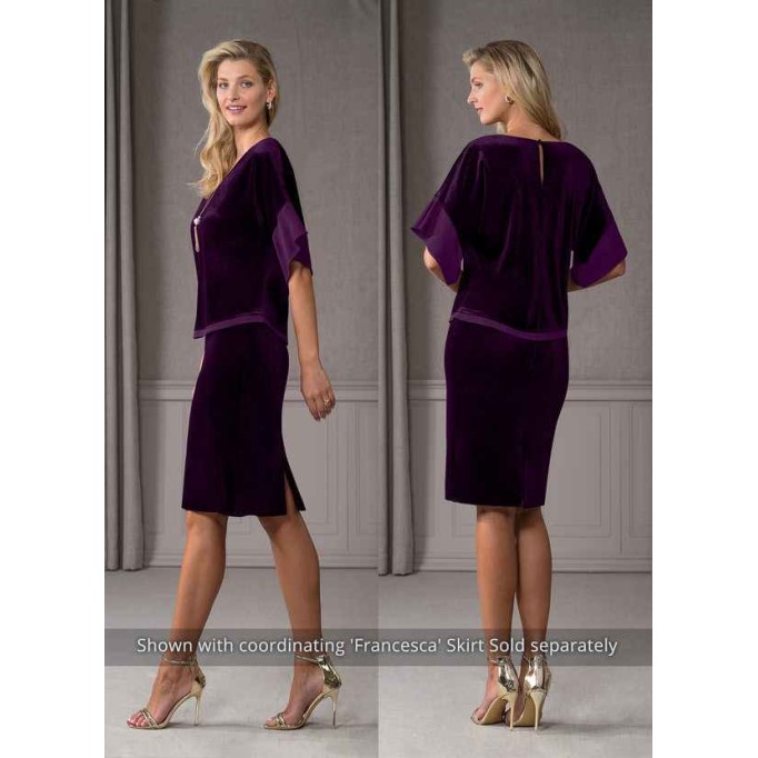 Domreck Fianna Velvet Blouse
 ( Final Sale )