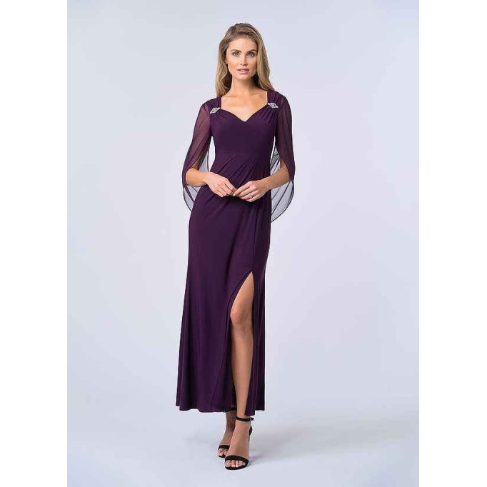 UpStudio Draped Cowl Sleeve Dress