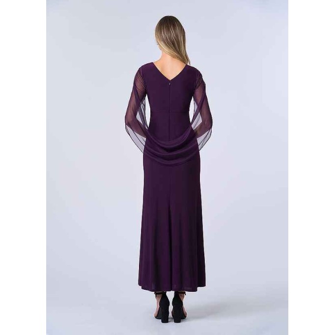 UpStudio Draped Cowl Sleeve Dress