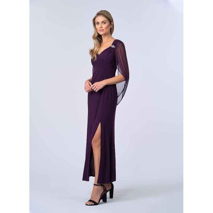 UpStudio Draped Cowl Sleeve Dress