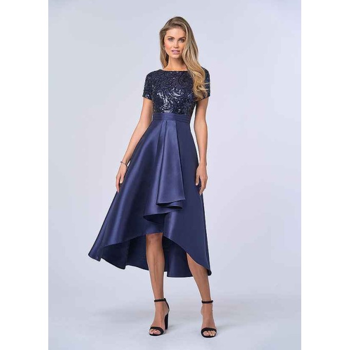 UpStudio Sequin Bodice and Mikado Skirt Dress