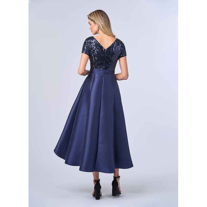 UpStudio Sequin Bodice and Mikado Skirt Dress