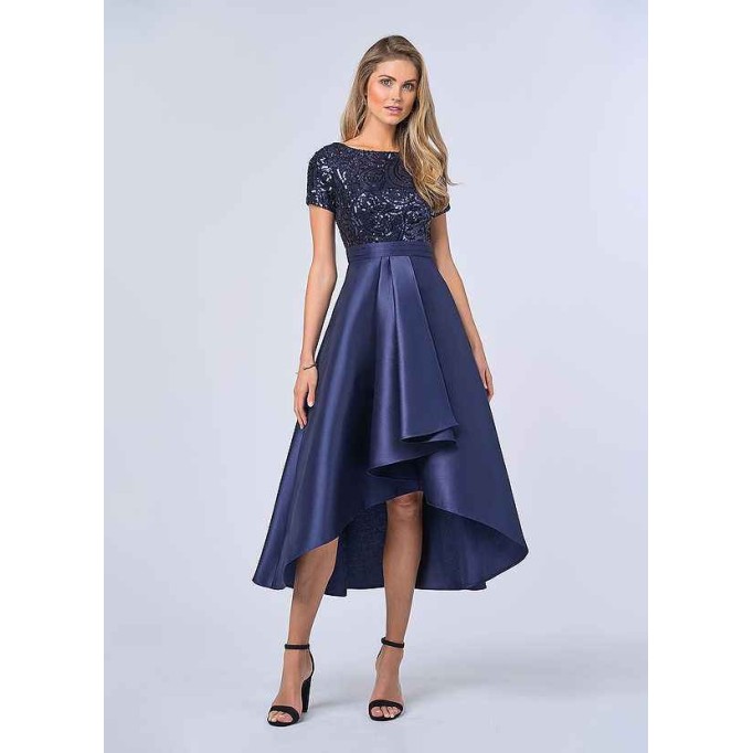 UpStudio Sequin Bodice and Mikado Skirt Dress