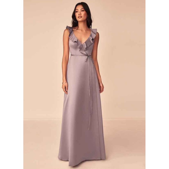 Blush Mark True Romance Satin Maxi Dress