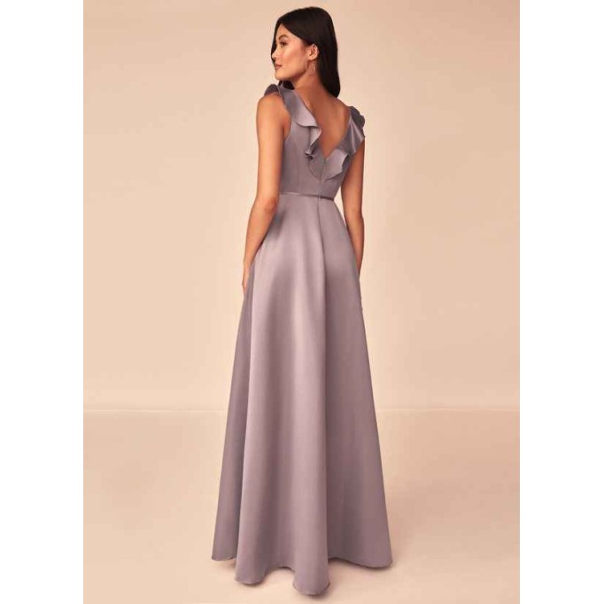 Blush Mark True Romance Satin Maxi Dress