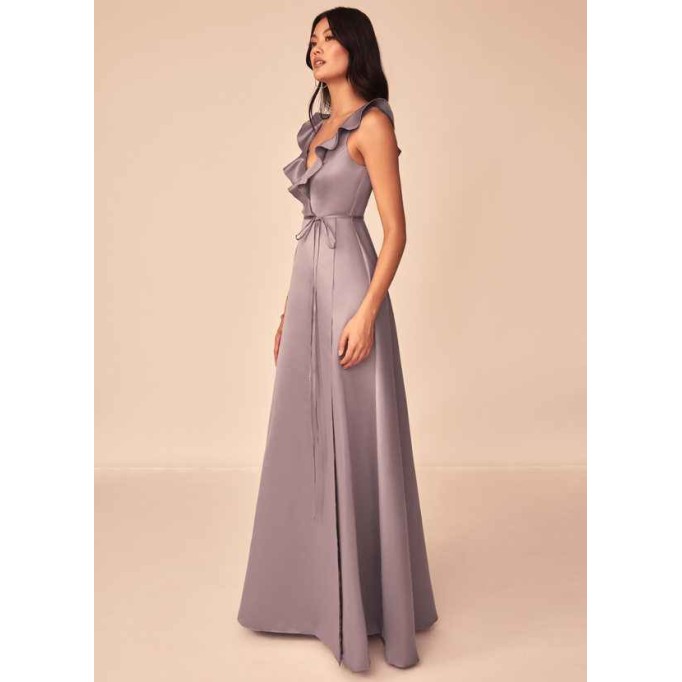 Blush Mark True Romance Satin Maxi Dress