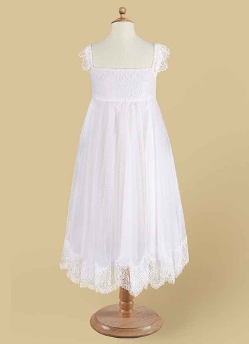 Domreck Guava Flower Girl Dress