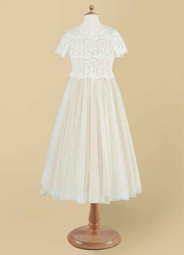 Domreck Petal Flower Girl Dress