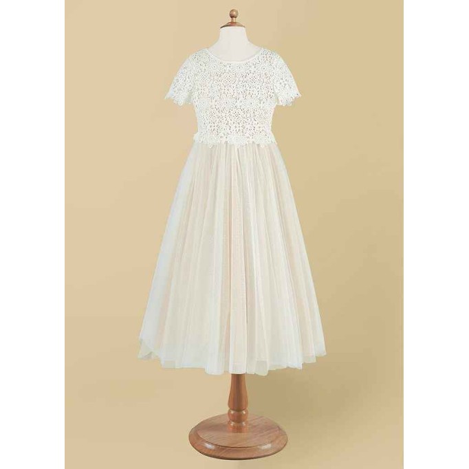 Domreck Petal Flower Girl Dress