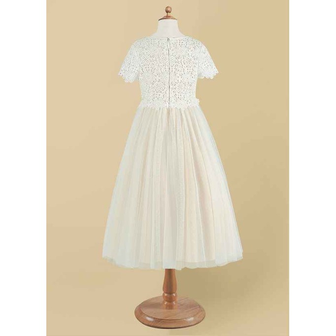 Domreck Petal Flower Girl Dress