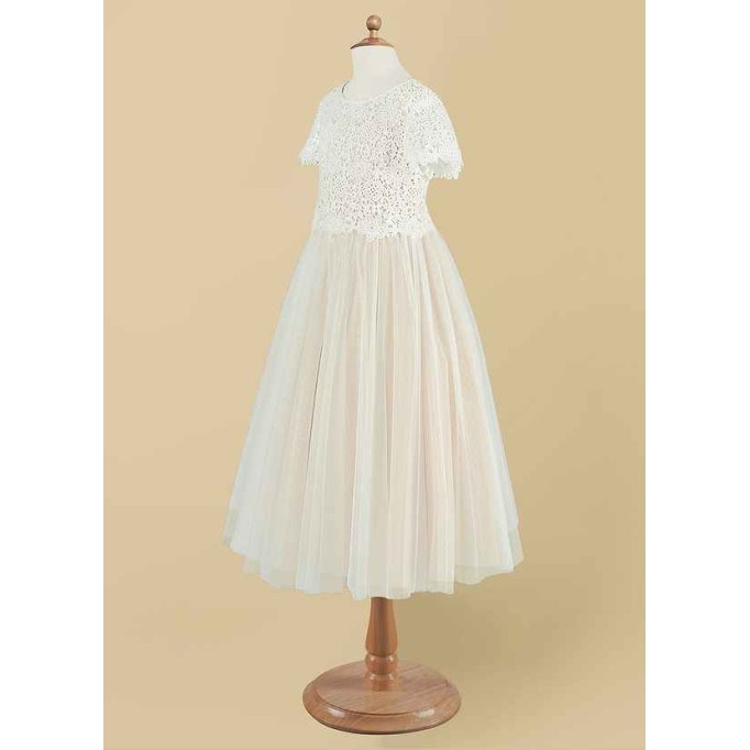 Domreck Petal Flower Girl Dress