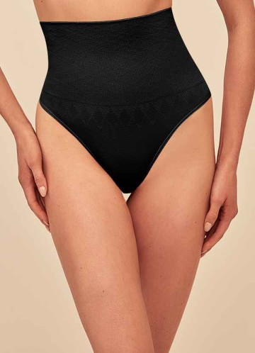 Seamless Mid-Waist Shaping Thong