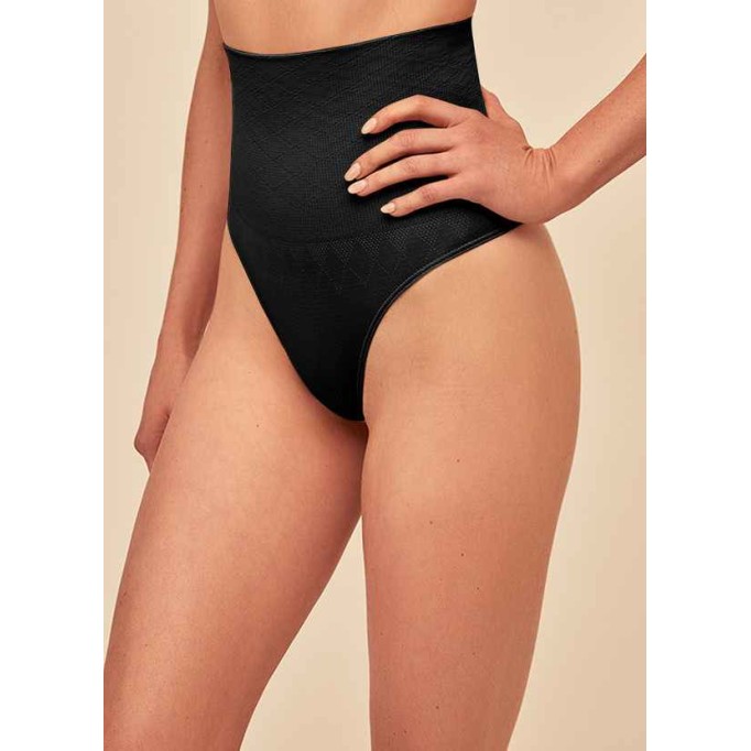 Seamless Mid-Waist Shaping Thong