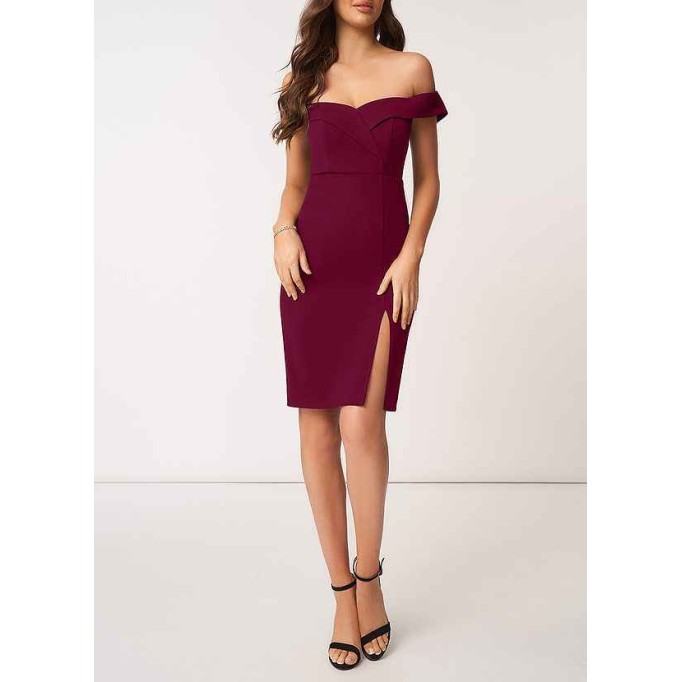 AZ Occasions True Love Stretch Crepe Short Dress