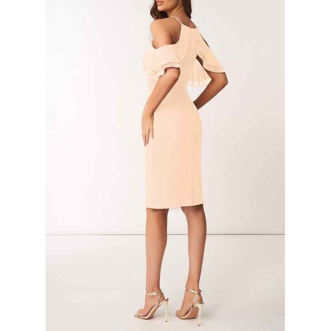 AZ Occasions So Lovely Chiffon Midi Dress