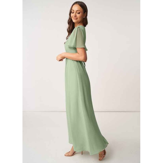 AZ Occasions Effortless Beauty Chiffon Maxi Dress