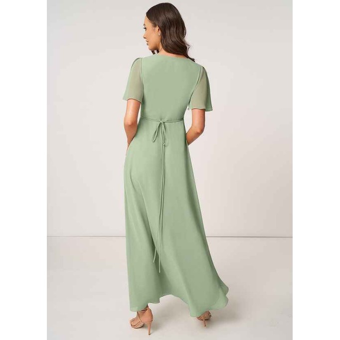 AZ Occasions Effortless Beauty Chiffon Maxi Dress