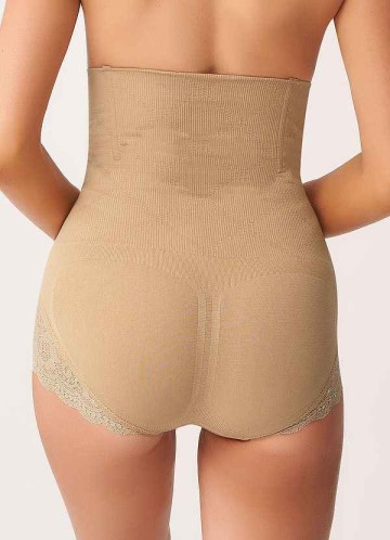 High Waisted Control Butt Lifter Lace Panty