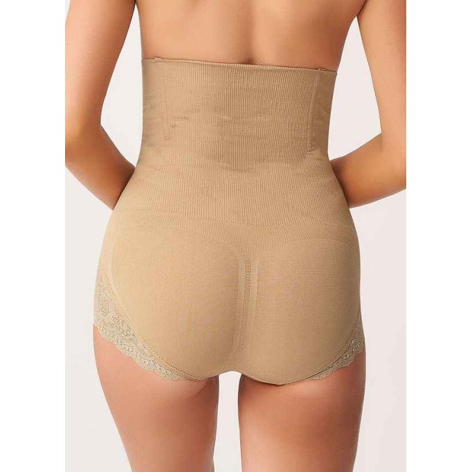 High Waisted Control Butt Lifter Lace Panty