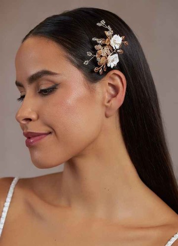 Gold Floral Hairpin Set