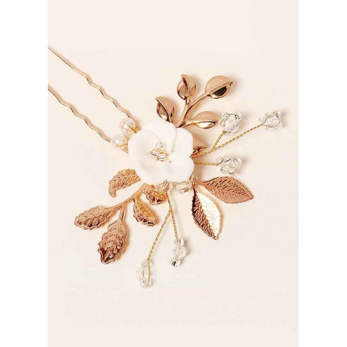 Gold Floral Hairpin Set